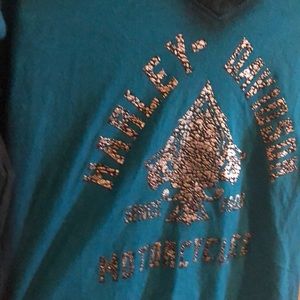 Harley Davidson Lancaster Pa, Motorcycle T-shirt Women’s X-Small  Top XS